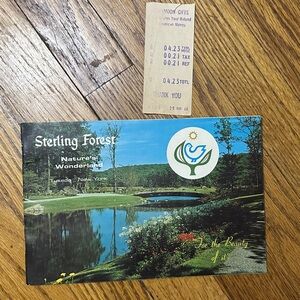 Sterling Forest NY  booklet with vintage photos and information about the area